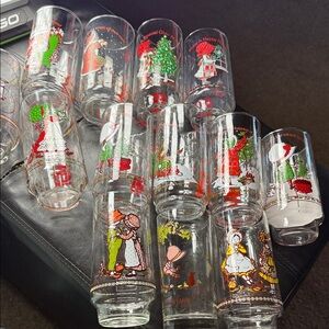 Charming Vintage Holly hobby Coca Cola Glass Set by American greeting